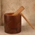 Small Items Vintage Japanese Mortar And Pestle 1966 1989 Late — Wood, Showa Era (SKU: 26M-986-1) - 1