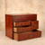Sewing Boxes Vintage Japanese Haribako Sewing Box 1946 1965 Mid — Wood, Showa Era (SKU: 26M-970) - 5