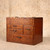Antique Japanese Haribako Sewing Box, Taisho, 1912-1926 | SKU: 26M-719-2 - 12