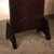 Vintage Japanese Freestanding Lacquered Cheval Mirror with Carved Kiku Relief Base, Heisei Era | SKU: 26M-518 -8