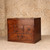 Antique Japanese Tamo Ash Haribako Sewing Box with Hinged Lid and Drawers, Taisho era, 1912-1926 | SKU: 26M-859 -11