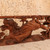 Vintage Japanese Ranma Carved Wood Transom Panel with Shishi and Botan, Early Showa (1927-1945) | SKU: 26M-908 -10