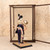 Vintage Japanese Nihon Buyo Dancer Doll with Tsuzumi Drum in Glass Display Case, Mid-Showa (1946-1965) | SKU: 26M-990 -18