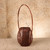 Ikebana Bonsai Vintage Japanese Ikebana Flower Basket 1946 1965 Mid — Bamboo, Showa Era (SKU: 26M-868-1) - 6