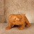 Vintage Japanese Wood Carving of Bear with Salmon (Hokkaido Kuma-Bori), Showa Era 1966-1989 | SKU: 26M-017 -5