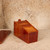 Vintage Japanese Lacquered Sugi Wood Kadobako Lidded Storage Box, Late Showa (1966-1989) | SKU: 26M-134-4 -11