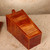 Vintage Japanese Lacquered Sugi Wood Kadobako Lidded Storage Box, Late Showa (1966-1989) | SKU: 26M-134-4 -12