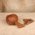 Vintage Japanese Wooden Hyotan-Form Hishaku (Gourd-Shaped Ladle) with Fiber Tassel, Late Showa 1966-1989 | SKU: 26M-145 -3