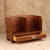 Vintage Japanese Wooden Bunko Desktop Document Organizer with Drawer, Early Showa (1927-1945) | SKU: 26M-519-1 -4