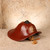Vintage Japanese Shoboshi Lacquered Wood Fire Brigade Helmet, Mid Showa 1927-1945 | SKU: 26M-688 -6