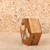 Vintage Japanese Hexagonal Wooden Keepsake Box with Hand-Painted Kokeshi Figures, Early Showa 1927-1945 | SKU: 26M-733-2 -5