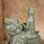 Vintage Japanese Celadon Porcelain Kannon-on-Shishi Figurine, Heisei (1990-2018) | SKU: 26M-794 -15