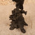 Antique Japanese Bronze Hawk Okimono on Gnarled Tree Stump with Ume Blossoms, Taisho 1912-1926 | SKU: 26M-995 -15