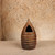 Vintage Japanese Stoneware Vase with Iron Ring Handle and Tomobako, Late Showa (1966-1989) | SKU: 26M-789 -4