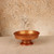 Vintage Japanese Lacquered Wood Taka-tsuki Footed Offering Vessel, Negoro-nuri, Mid Showa 1946-1965 | SKU: 26M-866-1 -3