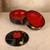 Vintage Japanese Maru Jubako Lacquerware Stacking Box with Ume Blossom Motif, Mid Showa (1946-1965) | SKU: 26M-866-2 -10
