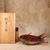 Vintage Japanese Takaoka-nuri Lacquered Tai Kashiki (Sea Bream Confection Box) with Serving Tray, Late Showa 1966-1989 | SKU: 26M-119 -1