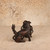 Vintage Japanese Bronze Shishi Okimono (Oyako Parent-and-Child Lions), Taisho 1912-1926 | SKU: 26M-128 -5