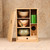 Vintage Japanese Chado Tea Ceremony Set with Hinoki Cabinet, Chawan, Kensui, Chasen, and Accessories, Heisei 1990-2018 | SKU: 26M-614 -1