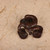 Vintage Japanese Bronze Okimono of Reishi Mushrooms, Early Showa (1927-1945) | SKU: 26M-799 -11