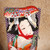 Vintage Japanese Hagoita Decorative Paddle Pair with Bijin Figures, Late Showa 1966-1989 | SKU: 26M-505 -2
