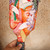 Vintage Japanese Hagoita Decorative Paddle Pair with Bijin Figures, Late Showa 1966-1989 | SKU: 26M-505 -12