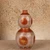 Vintage Japanese Kutani-Style Porcelain Hyotan Double-Gourd Vase, Late Showa (1966-1989) | SKU: 26M-737 -8