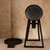 Vintage Japanese Bronze Hand Mirror (Kagami) with Lacquered Display Stand, Mid Showa 1946-1965 | SKU: 26M-743 -1