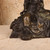 Vintage Japanese Bronze Kannon Bosatsu Seated on Elephant Figurine, Early Showa (1927-1945) | SKU: 26M-880-2 -3