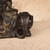 Vintage Japanese Bronze Kannon Bosatsu Seated on Elephant Figurine, Early Showa (1927-1945) | SKU: 26M-880-2 -4