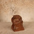 Vintage Japanese Hand-Carved Wood Frog (Kaeru) Sculpture with Presentation Box, Mid Showa 1946-1965 | SKU: 26M-878 -4