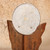 Vintage Japanese Carved Wood Kagami Stand with Votive Mirror Disk, Mid Showa (1946-1965) | SKU: 26M-879 -7