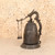 Antique Japanese Bronze Bonsho Temple Bell with Dragon Stand and Shumoku Mallet, Meiji Era (1868-1911) | SKU: 26M-832 -1