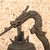Antique Japanese Bronze Bonsho Temple Bell with Dragon Stand and Shumoku Mallet, Meiji Era (1868-1911) | SKU: 26M-832 -2