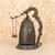 Antique Japanese Bronze Bonsho Temple Bell with Dragon Stand and Shumoku Mallet, Meiji Era (1868-1911) | SKU: 26M-832 -6