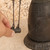 Antique Japanese Bronze Bonsho Temple Bell with Dragon Stand and Shumoku Mallet, Meiji Era (1868-1911) | SKU: 26M-832 -19