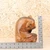Vintage Japanese Carved Hardwood Bear Okimono with Hollowed Basin, Mid-Showa 1946-1965 | SKU: 26M-095-1 -12
