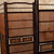 Vintage Japanese Tsuitate Four-Panel Folding Screen, Late Showa 1966-1989 | SKU: 26M-104 -