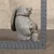 Vintage Japanese Tanuki Garden Stone Statue, Heisei 1990-2018 | SKU: 26M-706-1 -