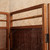 Vintage Japanese Four-Panel Folding Screen with Storage Drawers and Bamboo Rails, Mid Showa (1946-1965) | SKU: 26M-740 -11