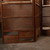 Vintage Japanese Four-Panel Folding Screen with Storage Drawers and Bamboo Rails, Mid Showa (1946-1965) | SKU: 26M-740 -16