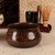 Vintage Japanese Chado Tea Ceremony Set (Chawan, Chasen, Natsume, Mizusashi-style Vessel, and Storage Box), Mid-Showa 1946-1965 | SKU: 26M-833 -7
