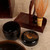 Vintage Japanese Chado Tea Ceremony Set (Chawan, Chasen, Natsume, Mizusashi-style Vessel, and Storage Box), Mid-Showa 1946-1965 | SKU: 26M-833 -12