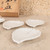 Vintage Japanese Hakuji Leaf-Form Meimai-Zara Porcelain Ko-Zara Set of Five, Heisei Era (1990-2018) | SKU: 26M-835-2 -4