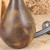 Vintage Japanese Iga-yaki Stoneware Ichirin-zashi Single-stem Flower Vase, Heisei era (1990-2018) | SKU: 26M-635-2 -6