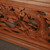 Vintage Japanese Ranma Architectural Transom Panel, Dragon Openwork Carved Sugi Wood, Early Showa (1927-1945) | SKU: 26M-901-1 -9