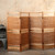 Vintage Japanese Four-Panel Bamboo Folding Screen (Byobu), Late Showa 1966-1989 | SKU: 26M-902 -1