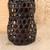 Vintrage Japanese Bamboo Hanakago with Lacquered Bamboo Inner Vase, Late Showa 1966 -1989 | SKU: 26M-953 -3