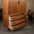 Vintage Japanese Isho-Dansu Wardrobe Chest, Mid Showa (1946-1965) | SKU: 26M-A095