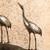 Vintage Japanese Bronze Crane Family Okimono (Tsuru), Early Showa 1927-1945 | SKU: 26M-130 -9